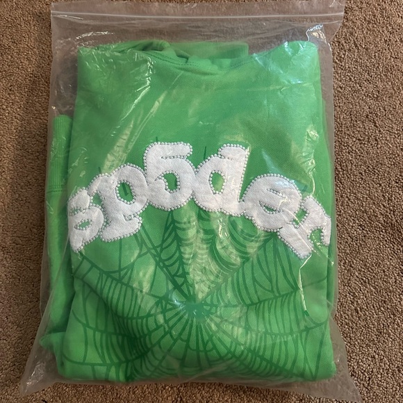 Spider Hoodie “Slime” Green - Picture 2 of 2